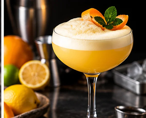 Espuma de cítricos para cócteles: receta