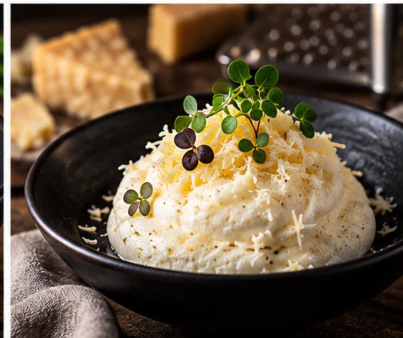 Espuma de queso para aperitivos, imagen ilustrativa
